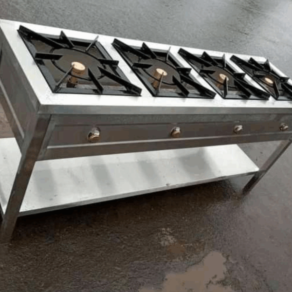 Stailnless Steel 4 Burner