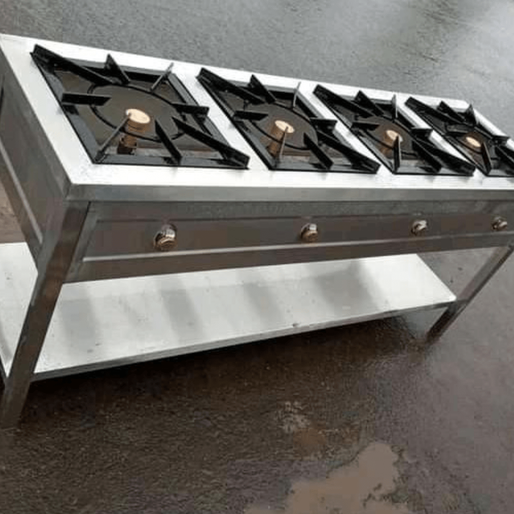Stailnless Steel 4 Burner