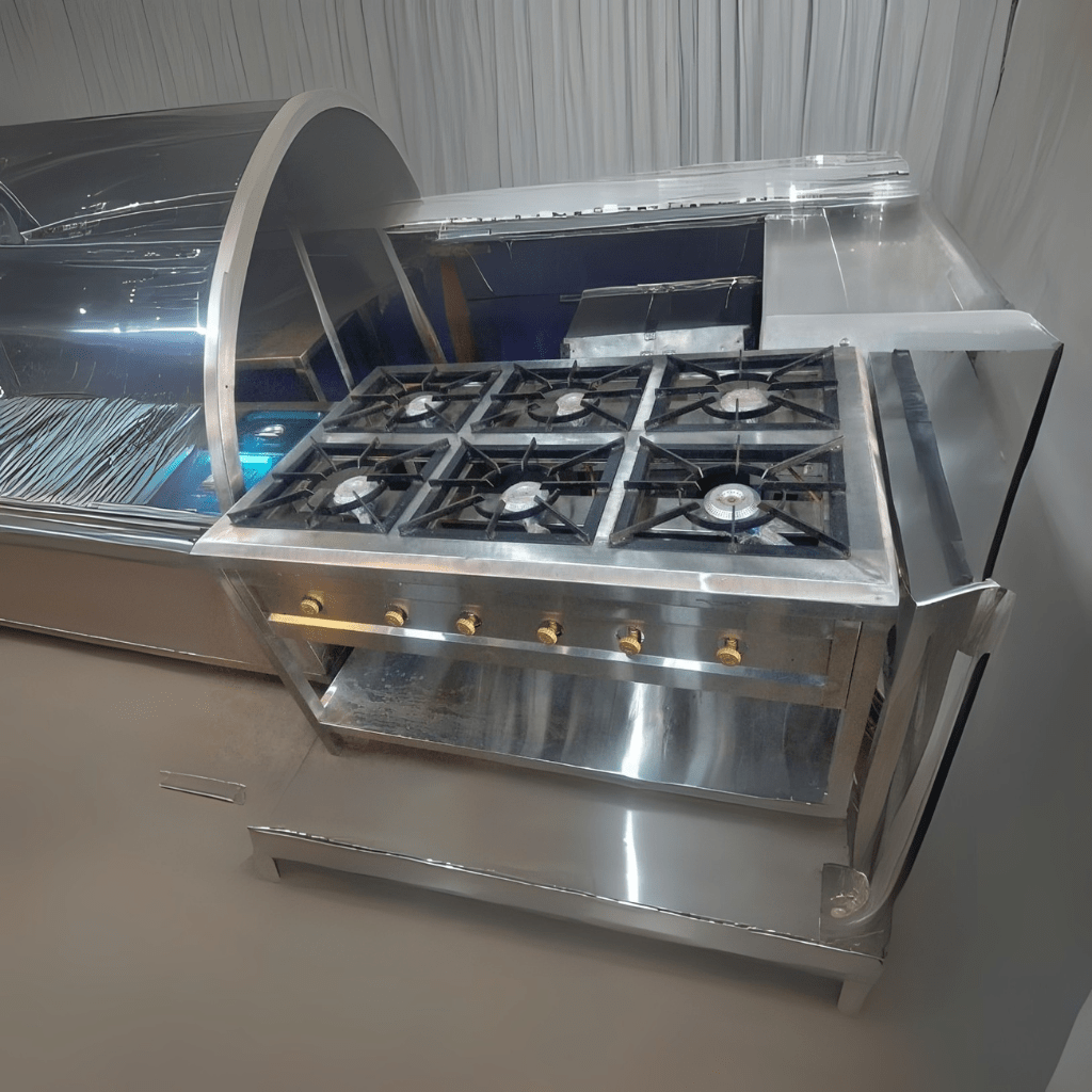 Stainless Steel High Pressure 6 Burner