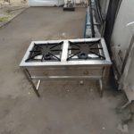 Stainless steel low pressure 2 burner