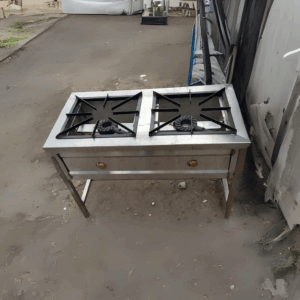 Stainless steel low pressure 2 burner
