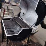 Galvanised Barbecue Charcoal Grill