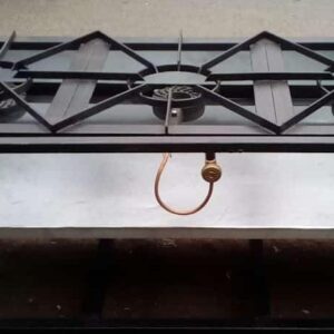 Mild Steel 3 Burner with Tray